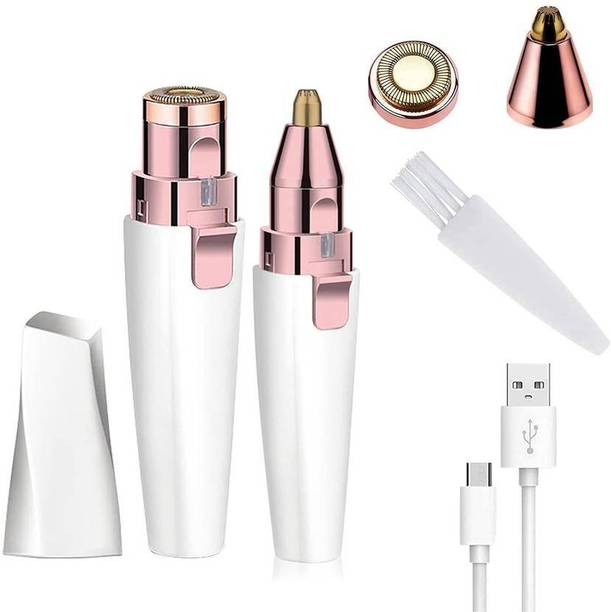 ziup Facial Hair Remover For Women Rechargeable Painless Shaver Razor Strips Trimmer Cordless Epilator