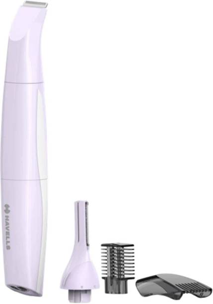 HAVELLS GHPFFAAEWH00 LADY BODY GROOMER FD5004 Body Groomer 45 min Runtime 0 Length Settings