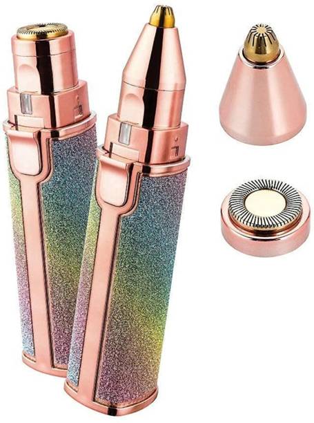 Callun 2in1Hair Remover Epilator&EyebrowFace,Upper Lip,Chin Shaver Machine for Women Trimmer 180 min  Runtime 0 Length Settings