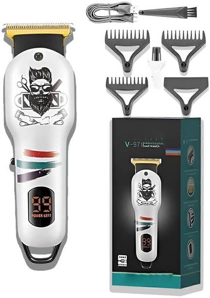 Frinzoo Rechargeable Beard Trimmer with 120 Minutes Long Runtime Trimmer 120 min  Runtime 3 Length Settings