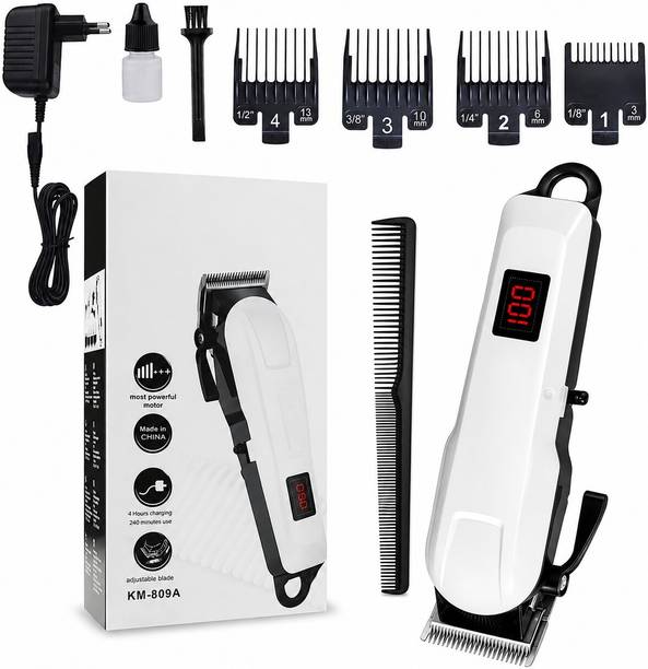 CLINLINSO 8088 Hair Cutting Machine for Men | Powerful Motor Professional Trimmer Fully Waterproof Trimmer 180 min Runtime 5 Length Settings