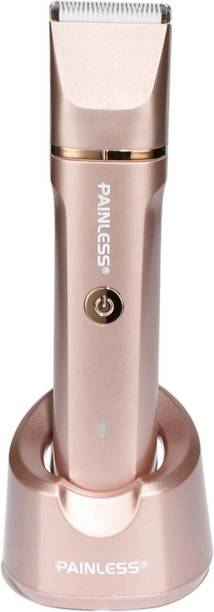 Painless 2 in 1 Eletctric Razors.bikini rechargeble gold Trimmer 45 min Runtime 1 Length Settings