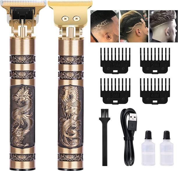 FABUNIK Mens Clipper Cordless Hair Clippers, Razor Electric Professional Beard Fully Waterproof Trimmer 120 min  Runtime 4 Length Settings
