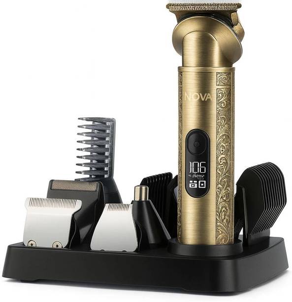 NOVA NG 1158 Digital Waterpoof Trimmer 170 min  Runtime 20 Length Settings