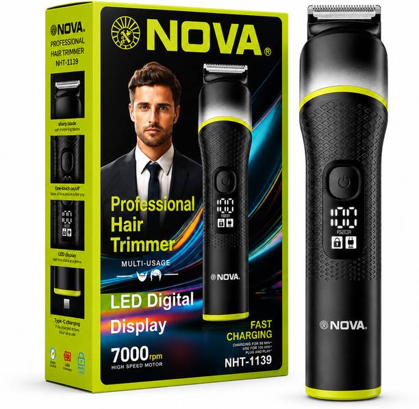 NOVA NHT 1139 Trimmer 100 min Runtime 9 Length Settings