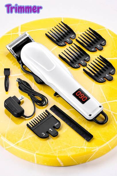Ziddjeet X86 Rechargeable Hair Clipper Beard Trimmer for Men Grooming Kit Trimmer 240 min  Runtime 4 Length Settings