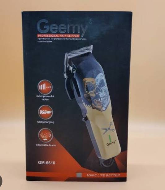 Gemmy 6610Gemmy-6610 professional rechargeable hair trimmer and electric hair clipper Trimmer 60 min  Runtime 2 Length Settings