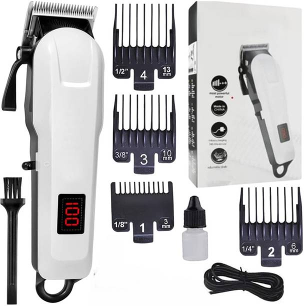 FINARO Heavy Duty Cordless Hair Cutting Machine For Men With Adjustable Trimming Range Trimmer 240 min Runtime 4 Length Settings
