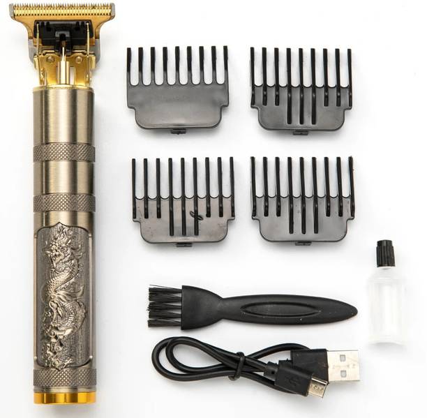 TechElectro Professional Vintage T9 Hair Trimmer Clipper T-Shape Design & Dragon Style G78 Trimmer 120 min  Runtime 4 Length Settings