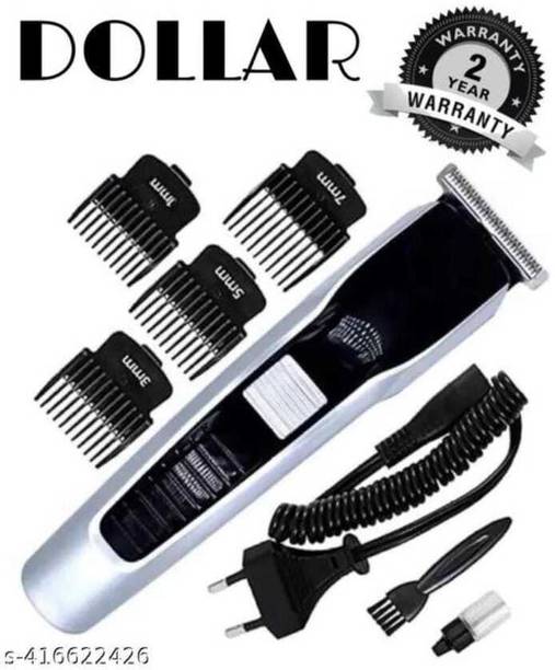 Zeno volt AT-538 rechargeable hair trimmer for men with T shape precision Fully Waterproof Trimmer 120 min Runtime 4 Length Settings