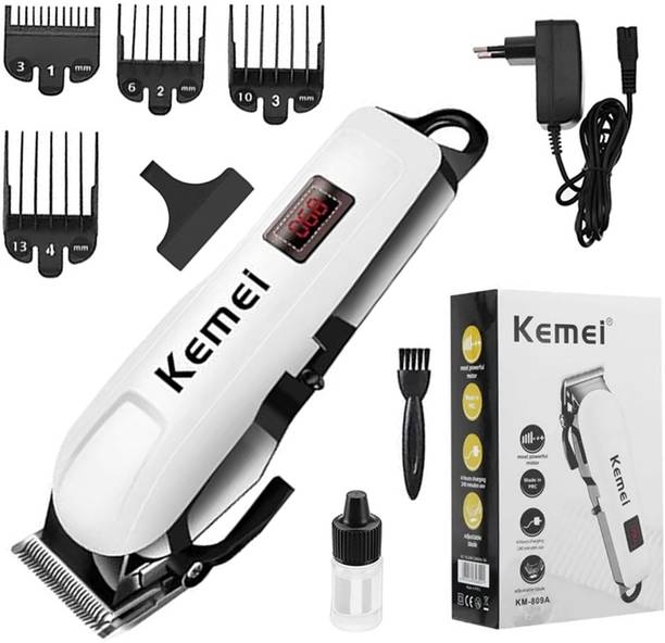 LUMAX Heavy duty rechargeable electric best quality salon smooth hair trimmer Fully Waterproof Trimmer 240 min  Runtime 4 Length Settings