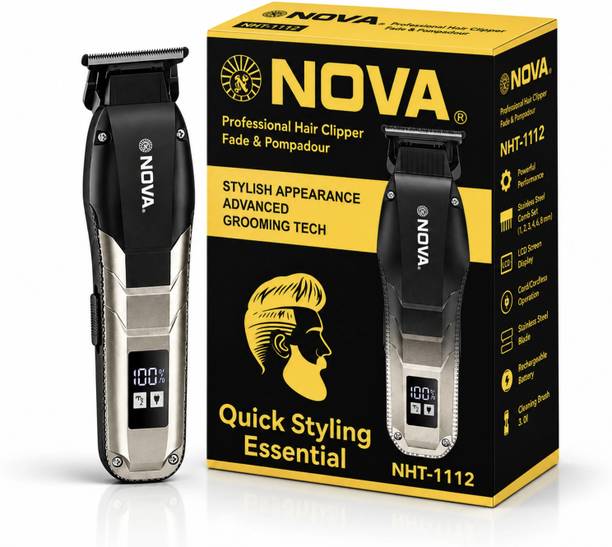 NOVA NHT 1112 G DIgital Display Trimmer 150 min Runtime 5 Length Settings
