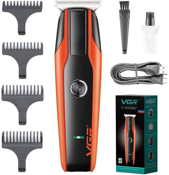 VGR V-999. Fully Waterproof Trimmer 120 min Runtime 4 Length Settings