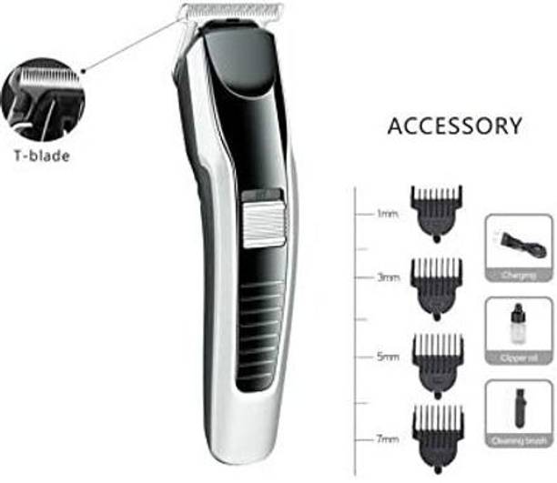 Nka AT-538 Trimmer For Man With 4 Trimming Combs, 60 Min Cordless, Savings Machine Shaver For Men, Women
