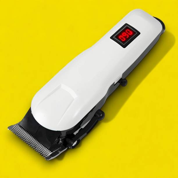 Shamsa A285(PROFESSIONAL HAIR TRIMMER) 2000 mAh Battery with LCD Battery Display Trimmer 240 min Runtime 4 Length Settings