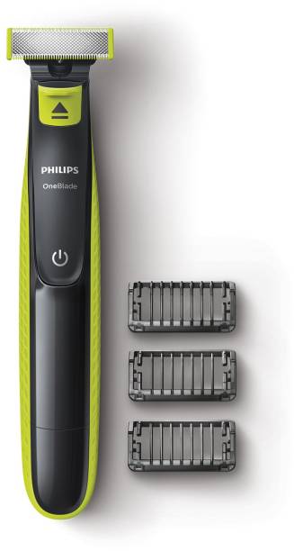 PHILIPS OneBlade QP2525/10 Trimmer 45 min  Runtime 3 Length Settings