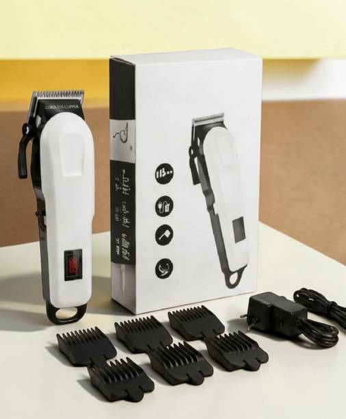 Sagaft X384 Electric Beard Trimmer for Men USB Rechargeable Hair Clipper Machine Fully Waterproof Trimmer 240 min Runtime 4 Length Settings