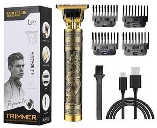 HAMOFY Professional Golden t99 Trimmer Haircut Grooming Kit Metal Body Rechargeable 42 Body Groomer 54 min  Runtime 20 Length Settings