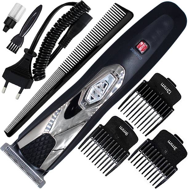 ClipperXpress E2 High Quality Rechargeable Professional Low Noise Hair Clipper Beard Moustache Fully Waterproof Trimmer 120 min  Runtime 8 Length Settings