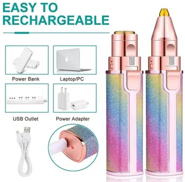 MELZRON Facial Eye Brow Hair Remover for Ladies Eyebrows Shaper Trimmer 180 min  Runtime 1 Length Settings