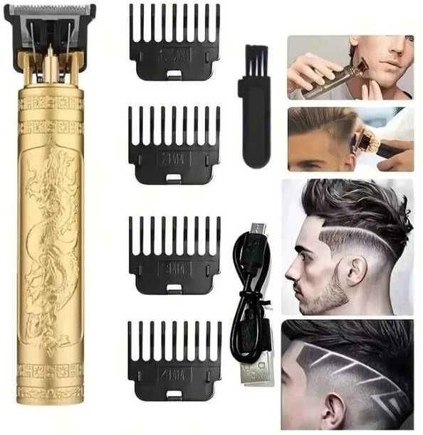 GETTRADE T9 Vintage USB Rechargeable Cordless Electric Beard Trimmer Trimmer 60 min Runtime 4 Length Settings