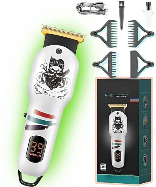 Frinzoo Rechargeable Hair Clipper with Easy Maintenance Accessories Trimmer 120 min  Runtime 3 Length Settings