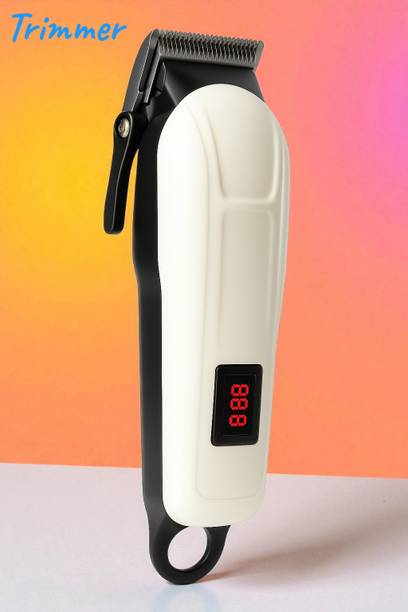 Nilesawar A339 Rechargeable Hair Trimmer | Silent Motor, LED Light and Comfortable Grip Trimmer 240 min  Runtime 4 Length Settings