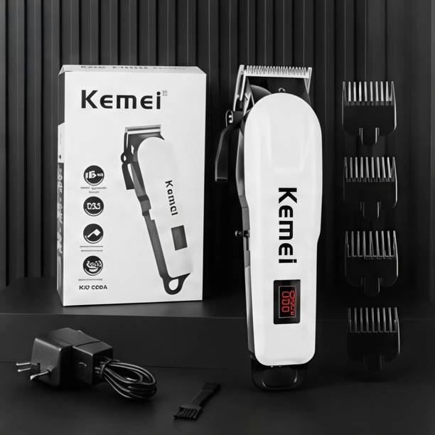 KEMMIE (KM 809A) Trimmer 240 min Runtime 4 Length Settings