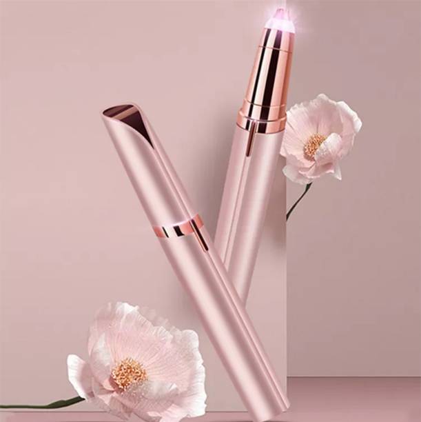 BeeDuck Eyebrow Trimmer for Upper Lip, Nose, Face, Underarms, Unwanted Body Hair Remover Trimmer 120 min Runtime 0 Length Settings