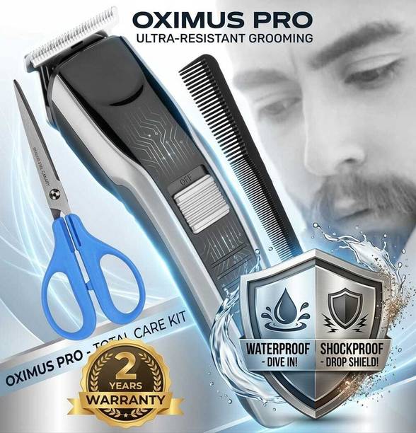 ValueShop Multi-Grooming Hair Trimmer Kit for Men | IPX7 Shockproof Design Beard & Hair Fully Waterproof Trimmer 120 min Runtime 4 Length Settings