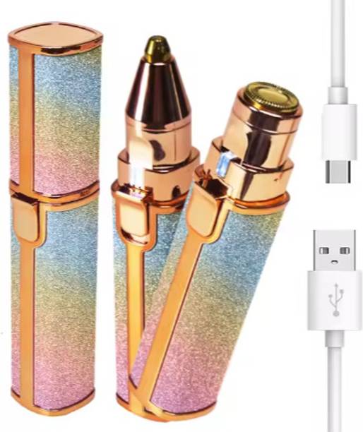 The P A7 2 in 1 Painless Eyebrow Rechargable Trimmer & Facial Hair Removel for Women Cordless Epilator
