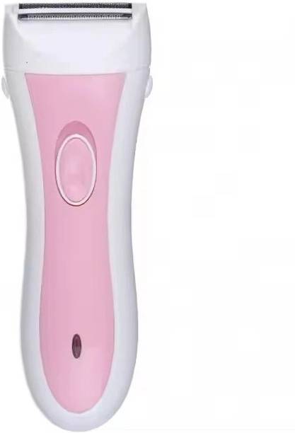 Dazzel Flex Women's Rechargeable Double Shaver for Under Arms,Legs Fully Waterproof Trimmer 45 min  Runtime 1 Length Settings
