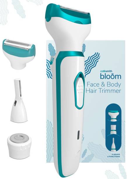 caresmith CS312 Bloom Face & Body Rechargeable Hair Trimmer Trimmer 100 min  Runtime 0 Length Settings