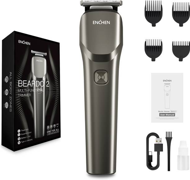 Enchen Beardo2 Trimmer 90 min  Runtime 4 Length Settings