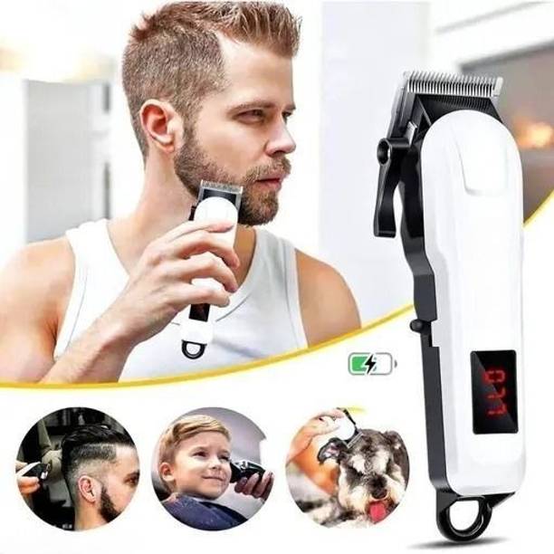 RACCOON 809A Professional Hair Clipper with LED Display Trimmer 180 min  Runtime 5 Length Settings
