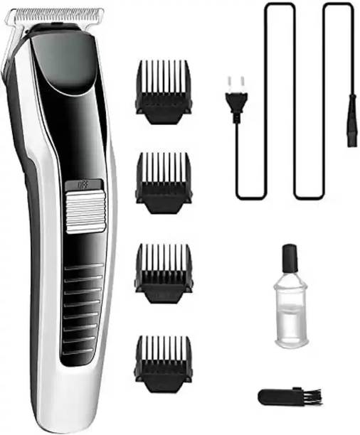 Dazzel Flex Rechargeable Beard & Hair Trimmer AT-538 with Fully Waterproof Trimmer 60 min Runtime 4 Length Settings