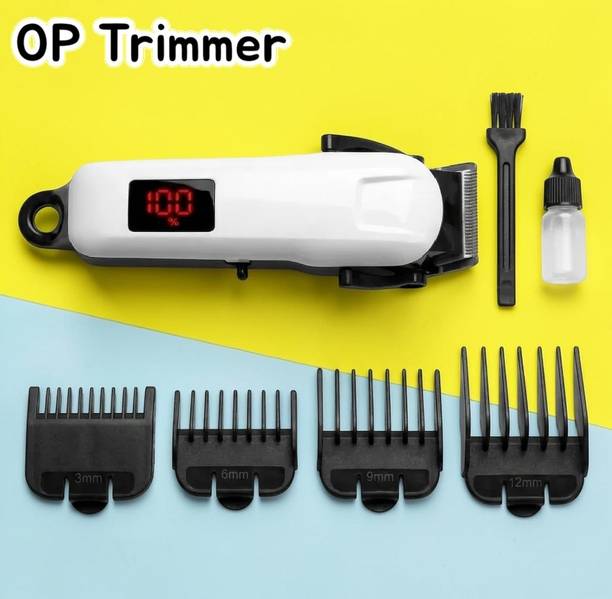 Ziddjeet X118 Men's Hair Trimmer Rechargeable Cordless Beard Clipper USB Type C Go XL Fully Waterproof Trimmer 240 min  Runtime 4 Length Settings
