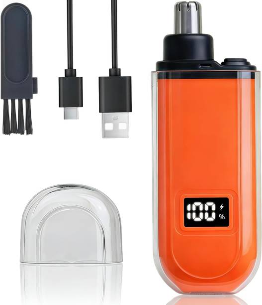 KARTASYA Electric Nose Hair Trimmer for Women Men, Rechargeable Mini Travel Trimmer Fully Waterproof Trimmer 100 min  Runtime 1 Length Settings