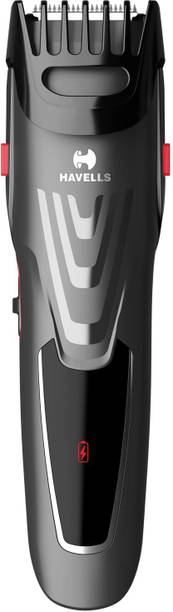 HAVELLS BT5302 Trimmer 100 min Runtime 20 Length Settings (Grey, Red)