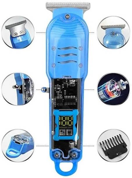 Xyntac Rechargeable Professional Hair Trimmer/Clipper Smart LED DisplayB Trimmer 120 min  Runtime 4 Length Settings