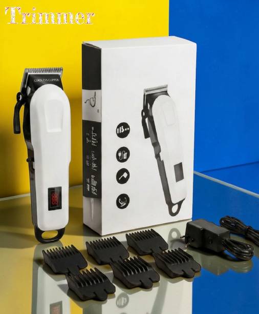 Ziddjeet X405 Cordless Hair Trimmer for Men Adjustable Beard Trimmer USB Rechargeable Fully Waterproof Trimmer 240 min  Runtime 4 Length Settings