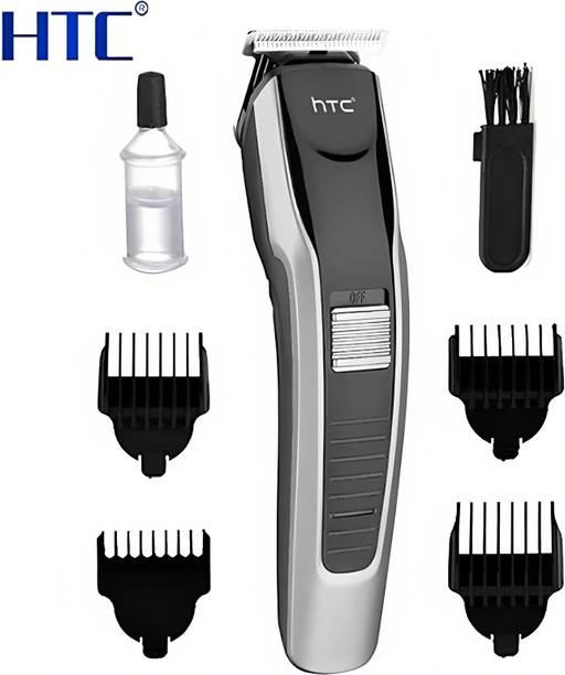 Thunderbolt HTC 538 hair trimmer with 415 min runtime 4 length settings (Silver+Black) Fully Waterproof Trimmer 415 min  Runtime 4 Length Settings