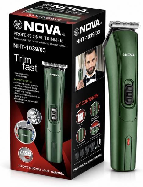 NOVA NHT 1039/03 USB Trimmer 45 min Runtime 5 Length Settings