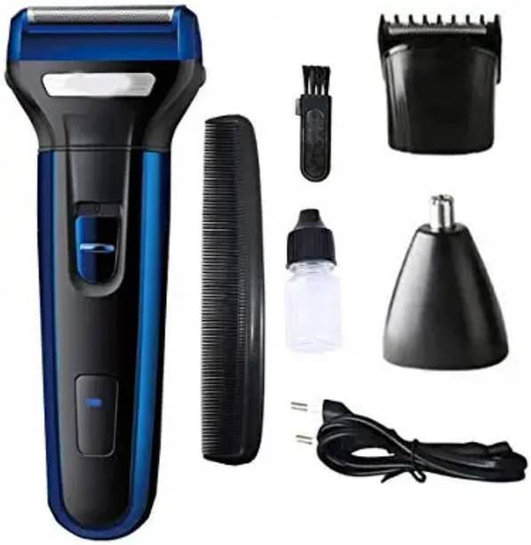 Geemy Gemmy GM -566/6246 3in 1 nose ear and hair trimmer for men and women kit( blue) Trimmer 60 min Runtime 4 Length Settings