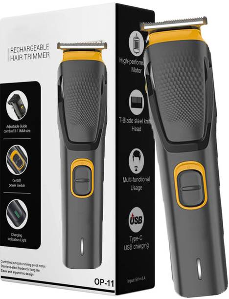 MynxeHTC New Professional Men's Hair Clipper New Electric Hair Clipper USB Charging Hair Fully Waterproof Trimmer 45 min  Runtime 4 Length Settings