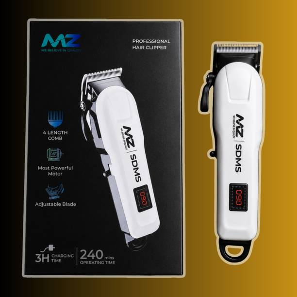 SDMS Professional Hair Cutting Trimmer 120 min Runtime 4 Length Settings