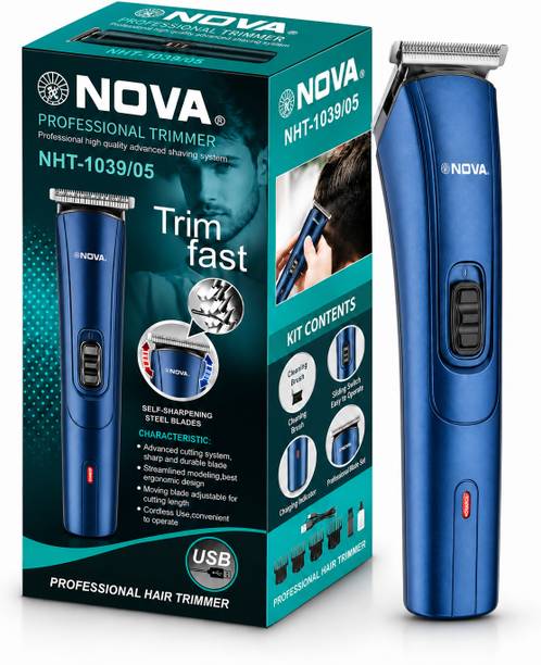 NOVA NHT 1039/05 USB Trimmer 45 min Runtime 4 Length Settings