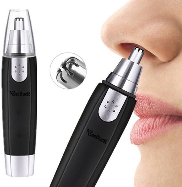 BeeDuck Electric Nose&Ear Hair Removal Trimmer for Men & Women Trimmer 120 min  Runtime 0 Length Settings