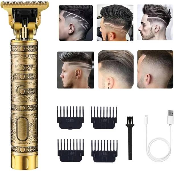 dhriyag Professional Beard, Mustache, Head and Body Hair Shaver Fully Waterproof Trimmer 90 min  Runtime 4 Length Settings
