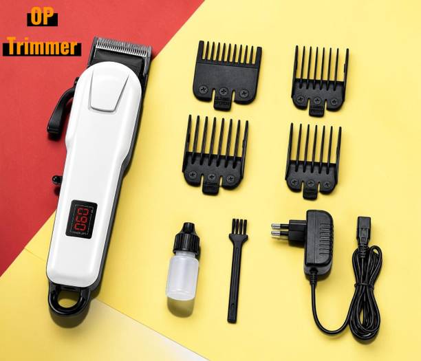 3BAAN X101 Rechargeable Hair Trimmer for Men Beard & Moustache Cordless Shaver Fully Waterproof Trimmer 240 min Runtime 4 Length Settings